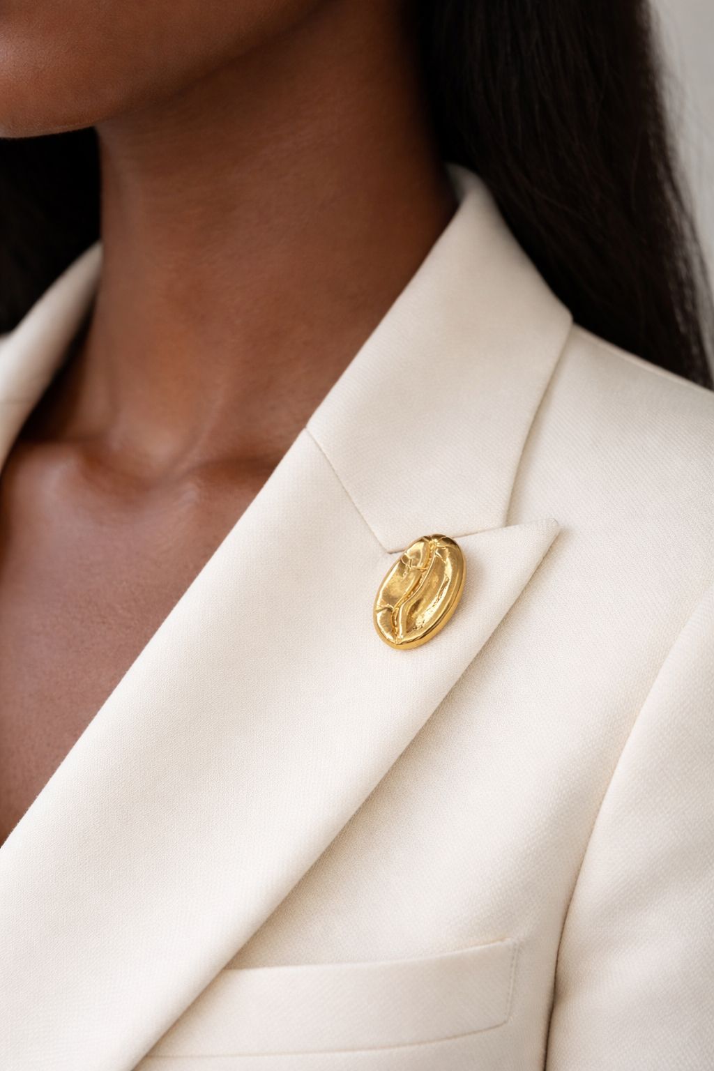 Handcrafted Artisan Metal Brooch