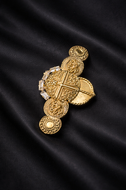 Coin Brooch