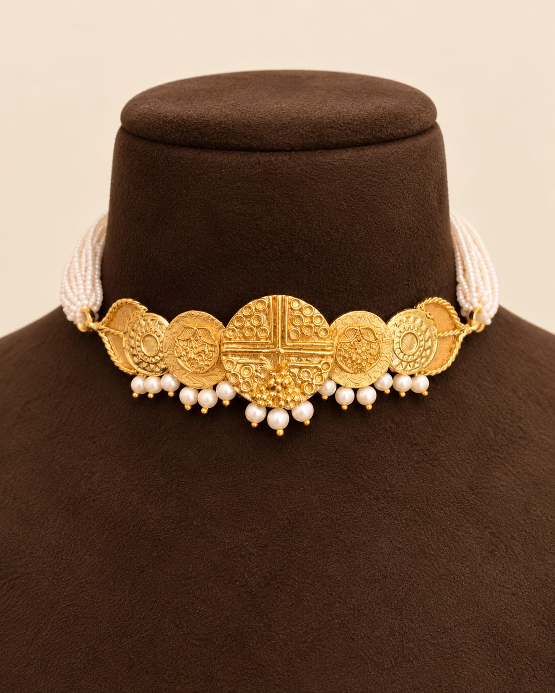 Gold Coin Choker