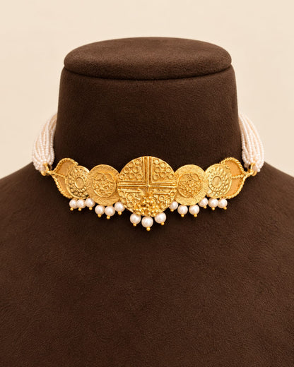 Gold Coin Choker