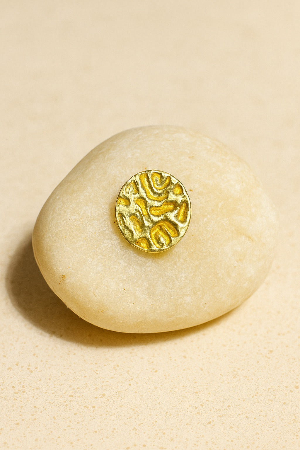 Handcrafted Artisan Metal Brooch