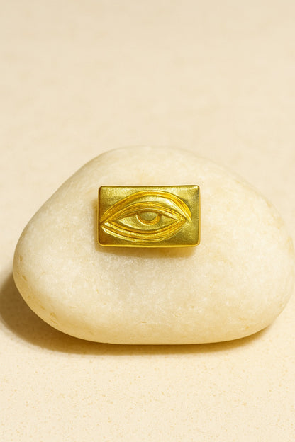 Handcrafted Artisan Metal Brooch