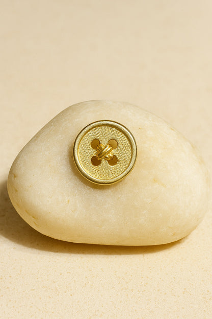 Handcrafted Artisan Metal Brooch