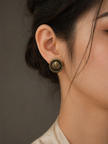 Lucky Horseshoe Studs