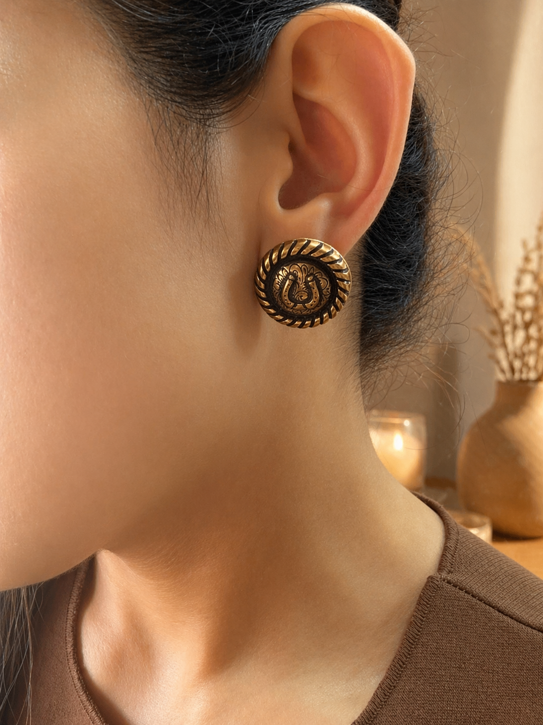 Lucky Horseshoe Studs