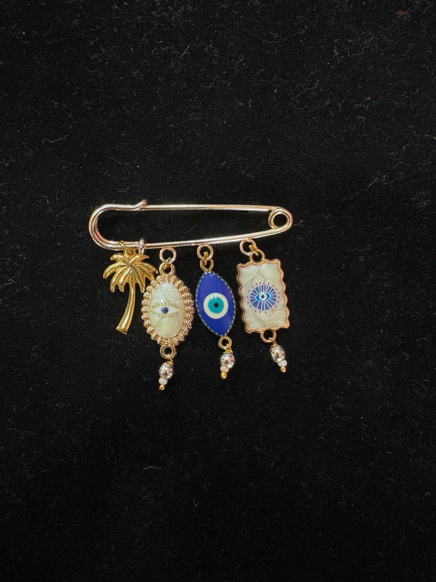 Nazar Charm Pin Brooch