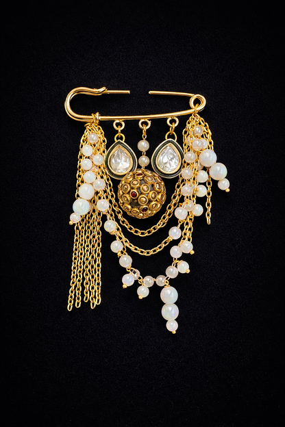 Noor Cascade Pin Brooch