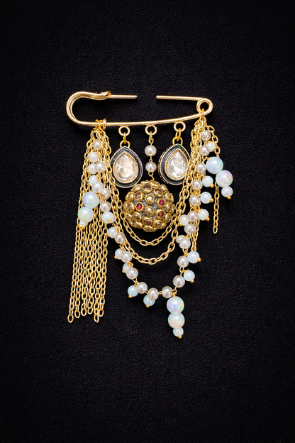 Noor Cascade Pin Brooch