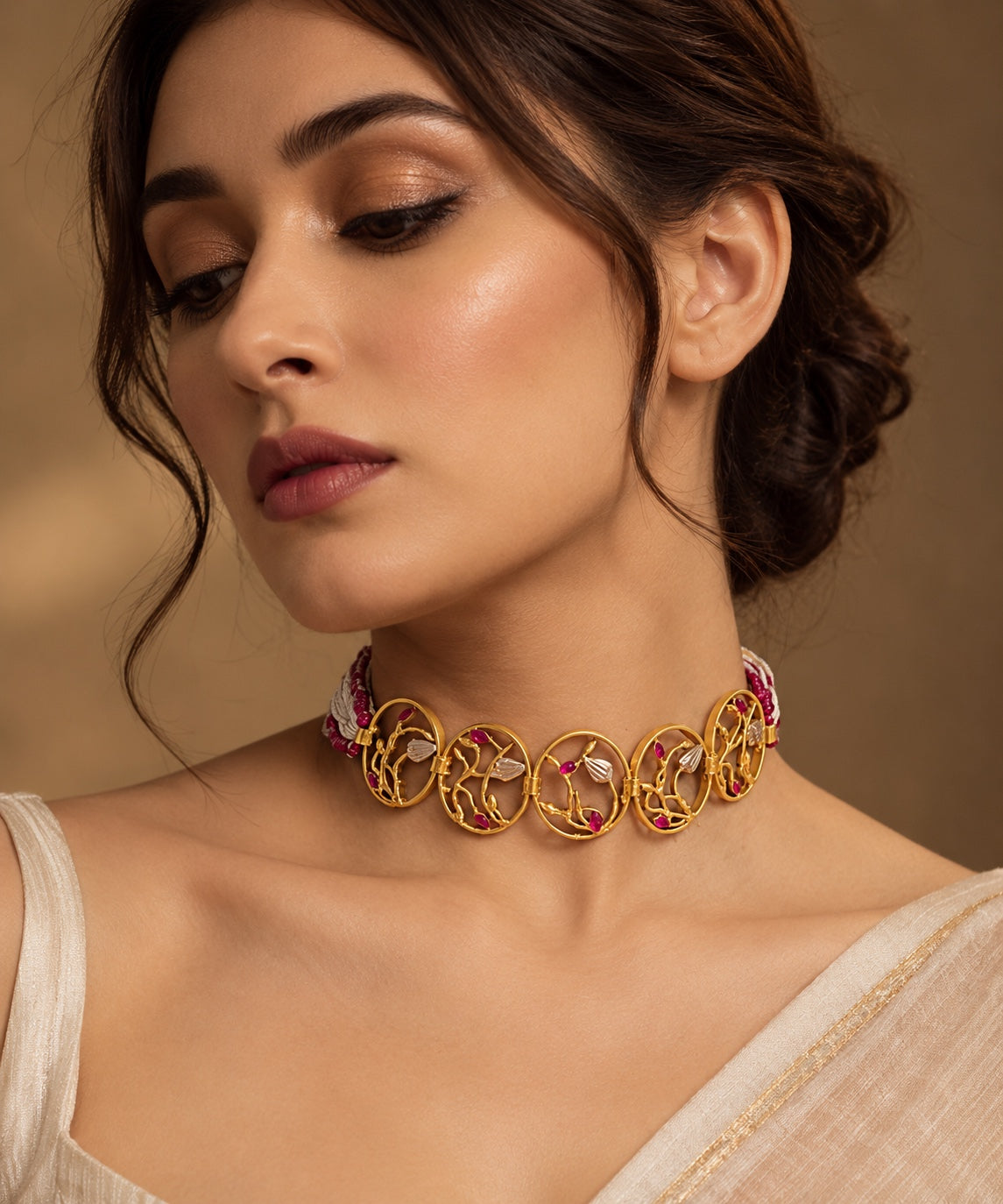 Oval Ruby Choker