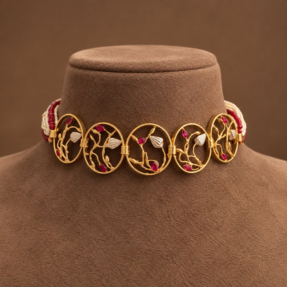 Oval Ruby Choker