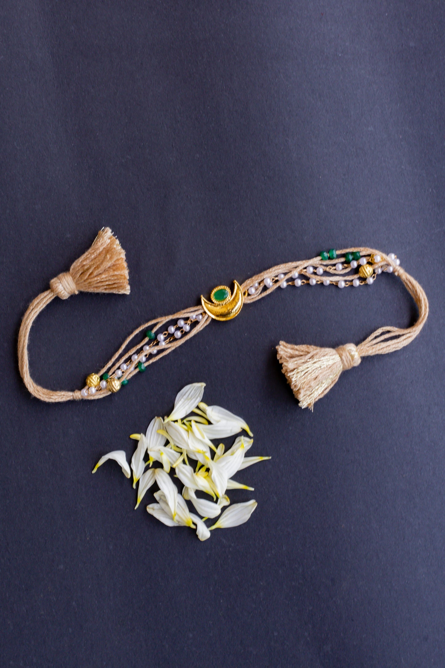 Emerald Crecent Moon Set