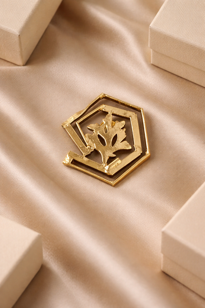 Root Hexa Brooch
