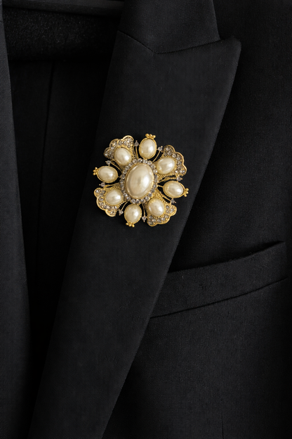 Royal Pearl Brooch