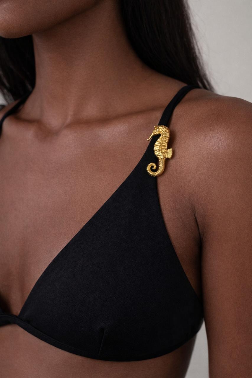 Handcrafted Artisan Metal Brooch