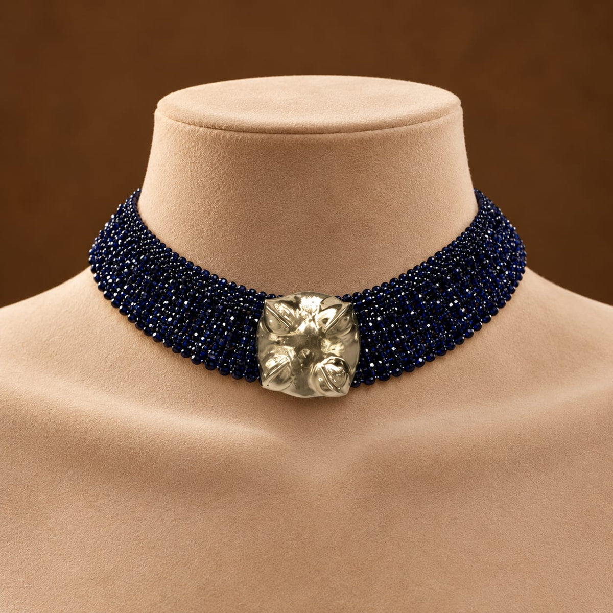 Sheild Blue Choker