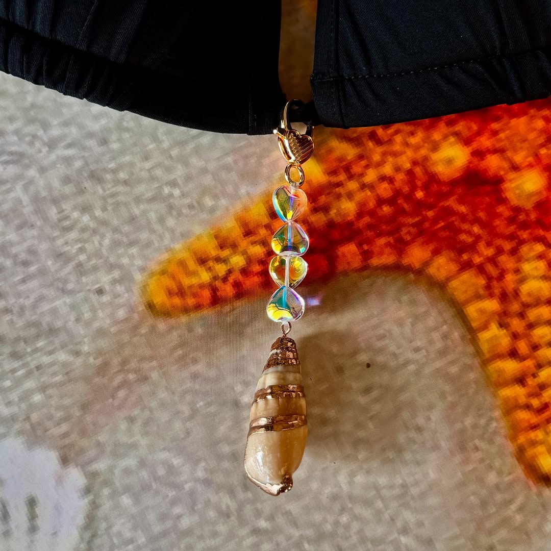 Shell Heart Bikini Charm