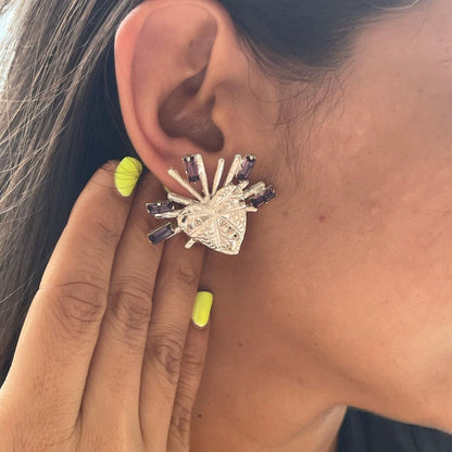 Flawless heart studs Silver