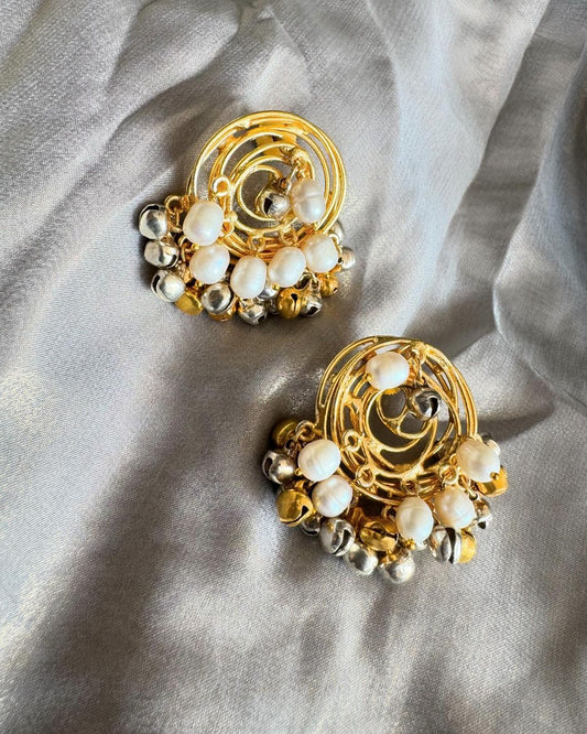 Twirl ghughri earrings