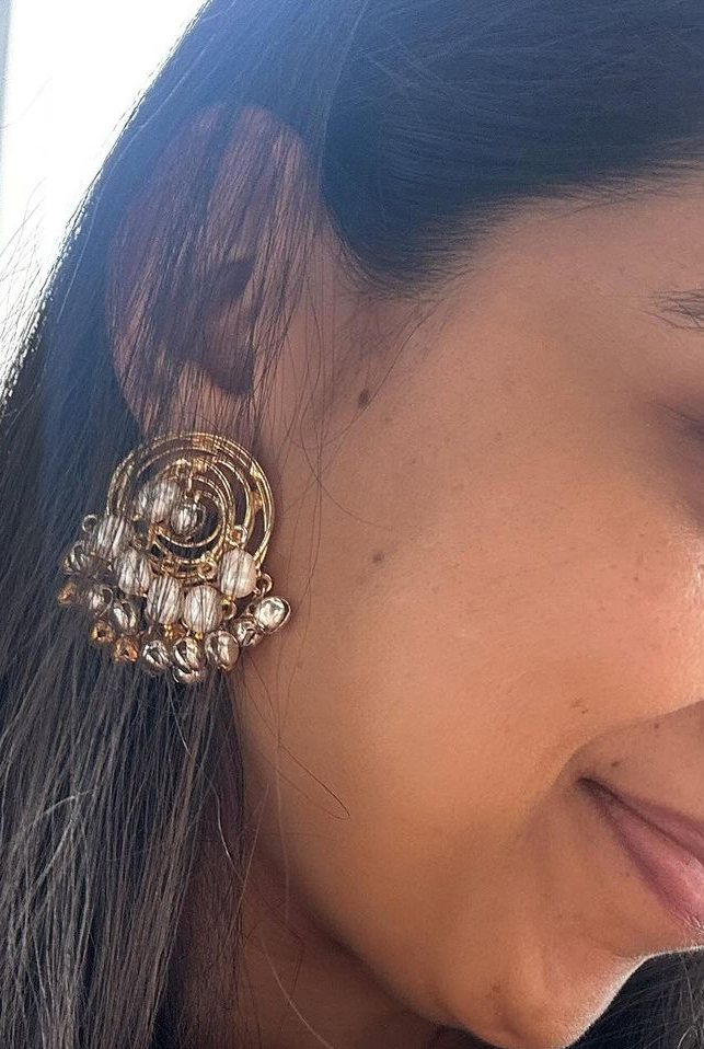 Twirl ghughri earrings