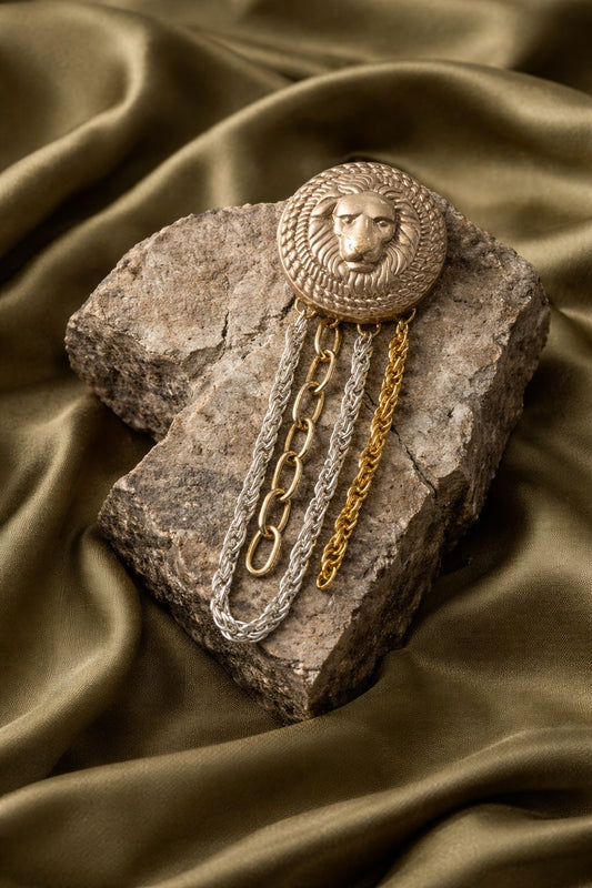 The Lion’s Emblem Brooch