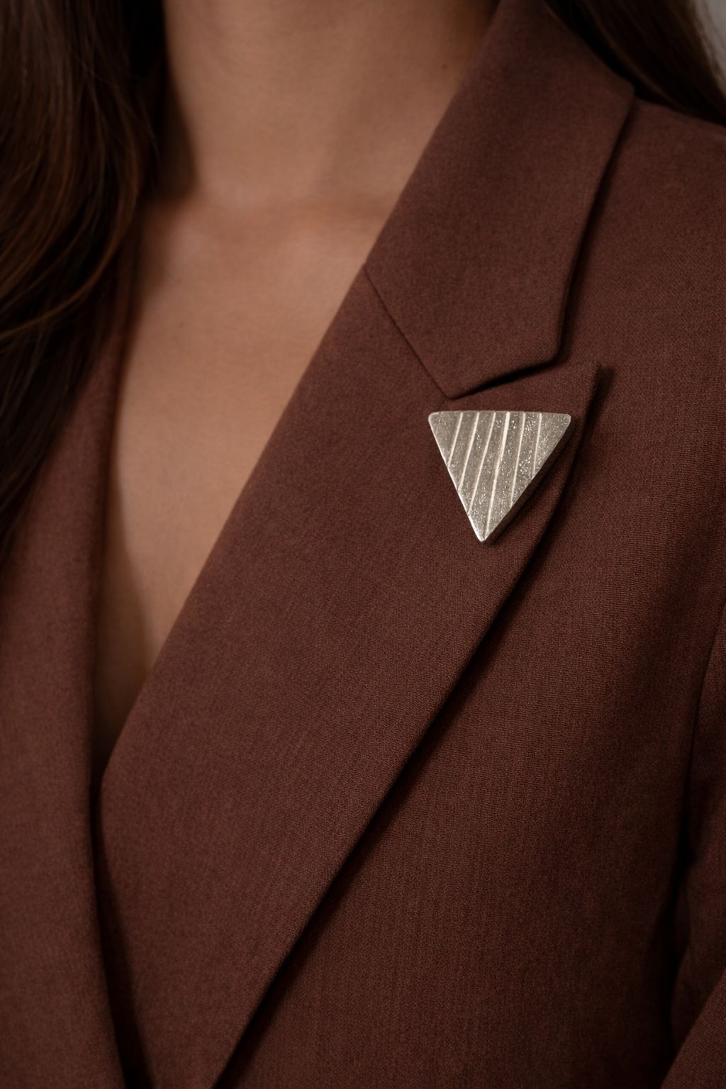 Triangle Brooch