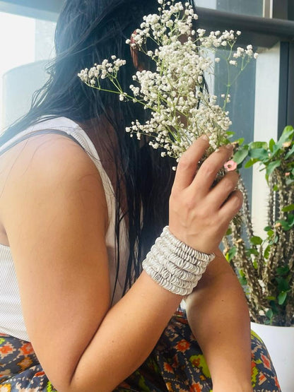 Silver Washer Bracelet