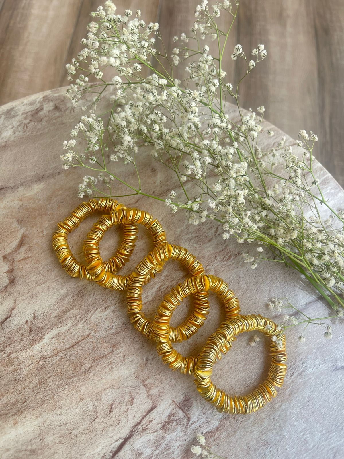 Gold Washer Braclet