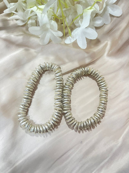 Silver Washer Bracelet