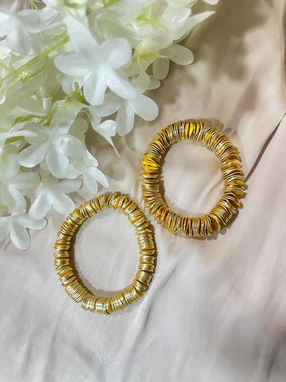 Gold Washer Bracelet