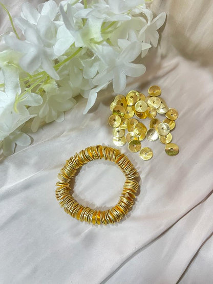 Gold Washer Bracelet