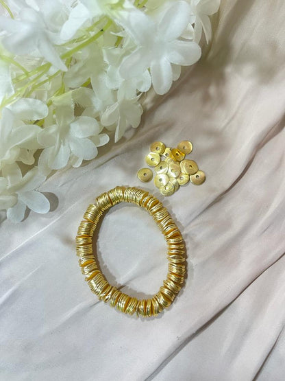 Gold Washer Bracelet
