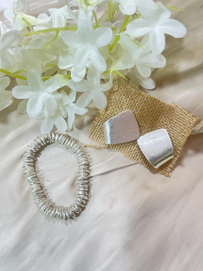 Silver Washer Bracelet