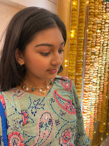 Ring Lotus Neckpiece