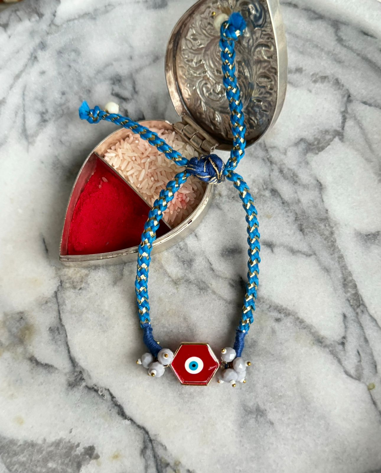 Evil Eye Rakhi | 18kt Gold Plated