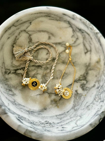 Personalised Initial Set | 18kt Gold Plated