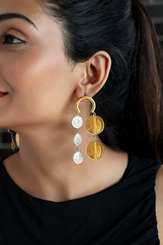 Duo Coin Earrings