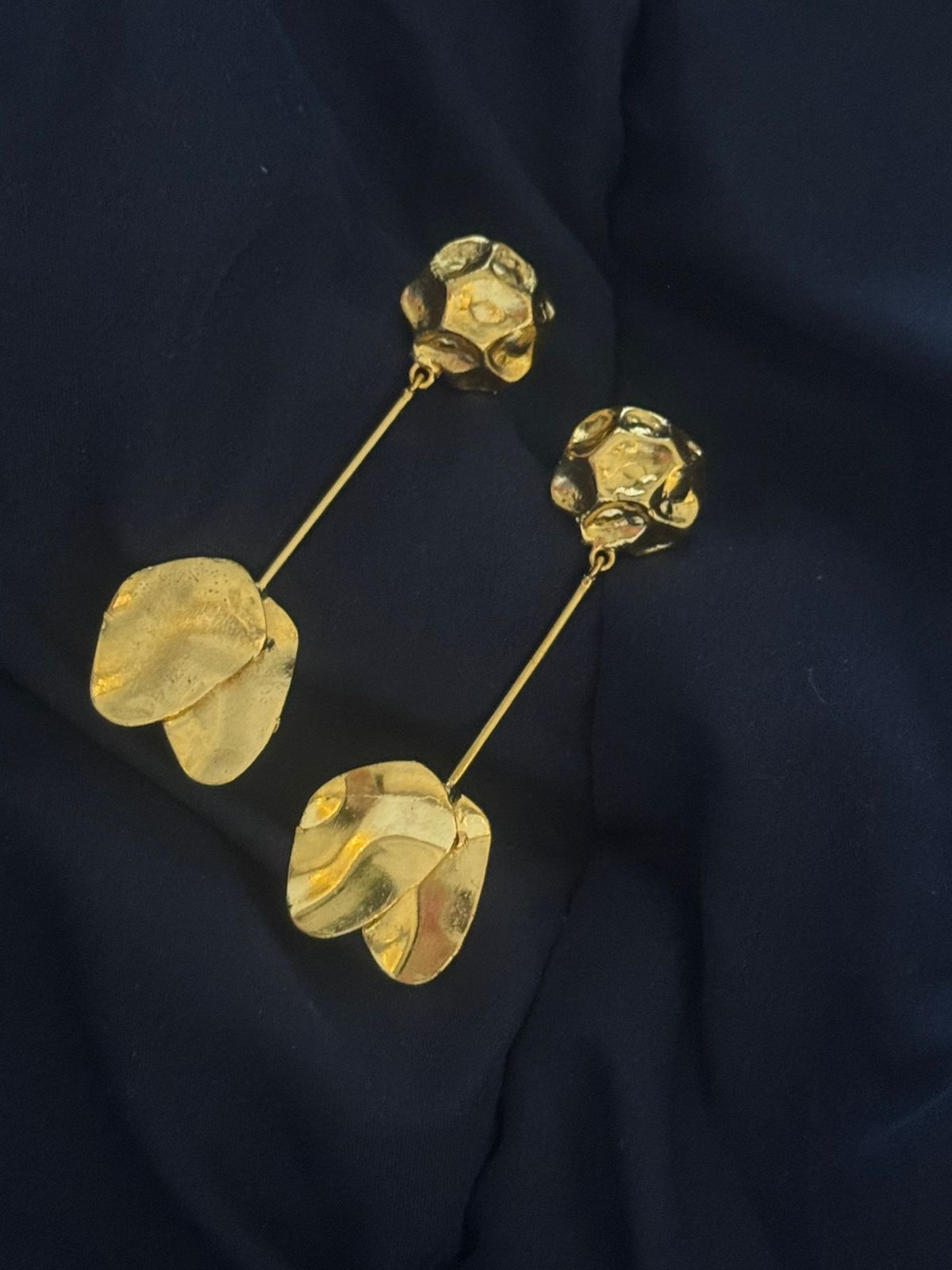 Petals in Gold Earrings