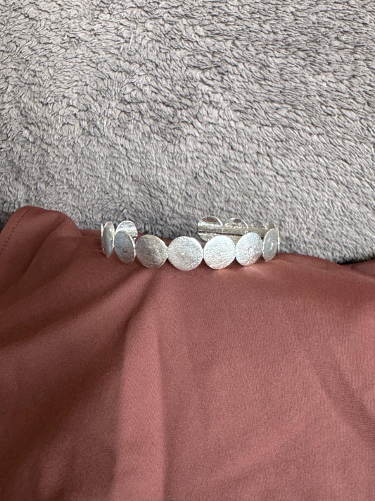 Circle Silver Bracelet