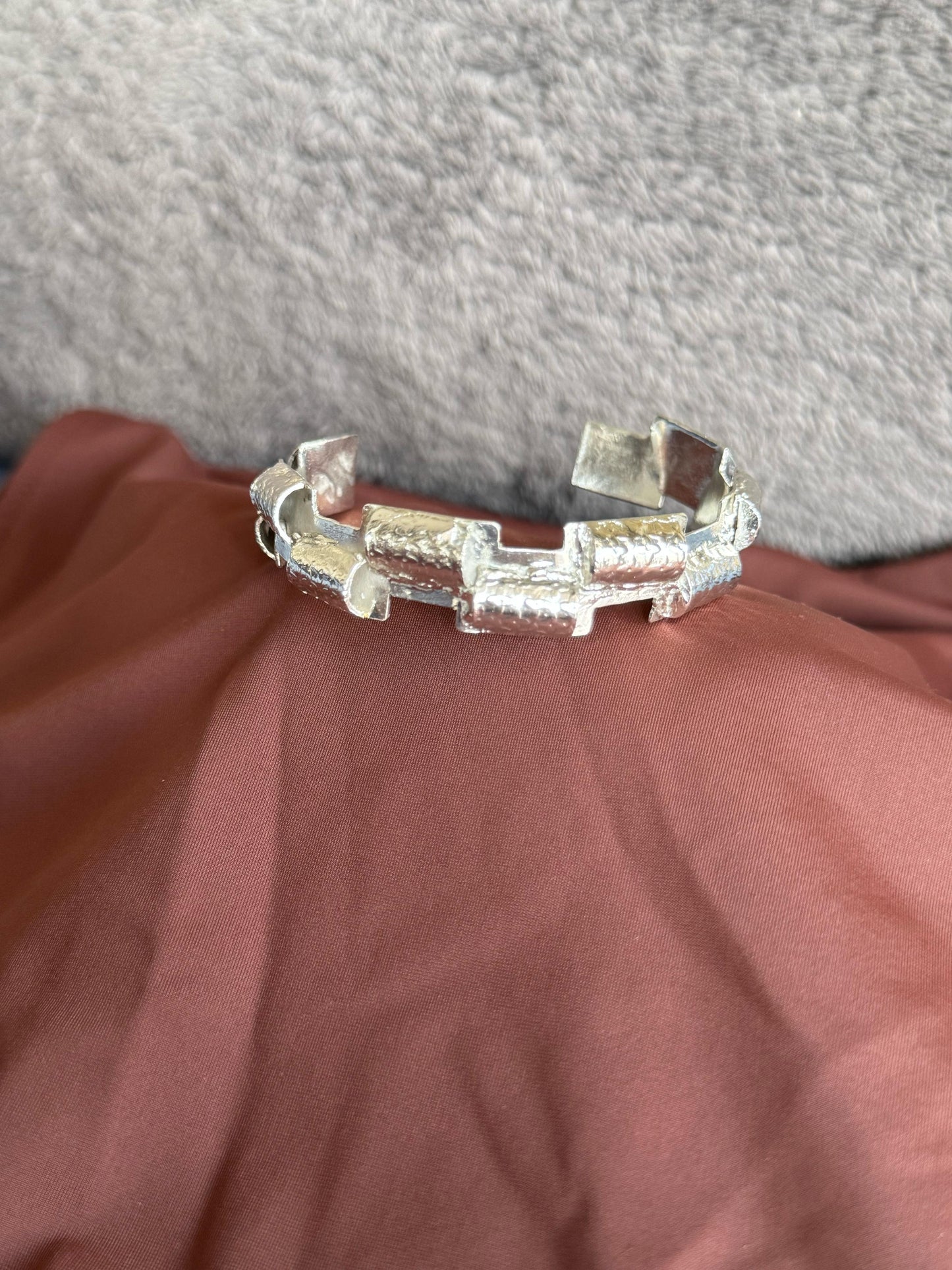 Brick Silver Bracelet