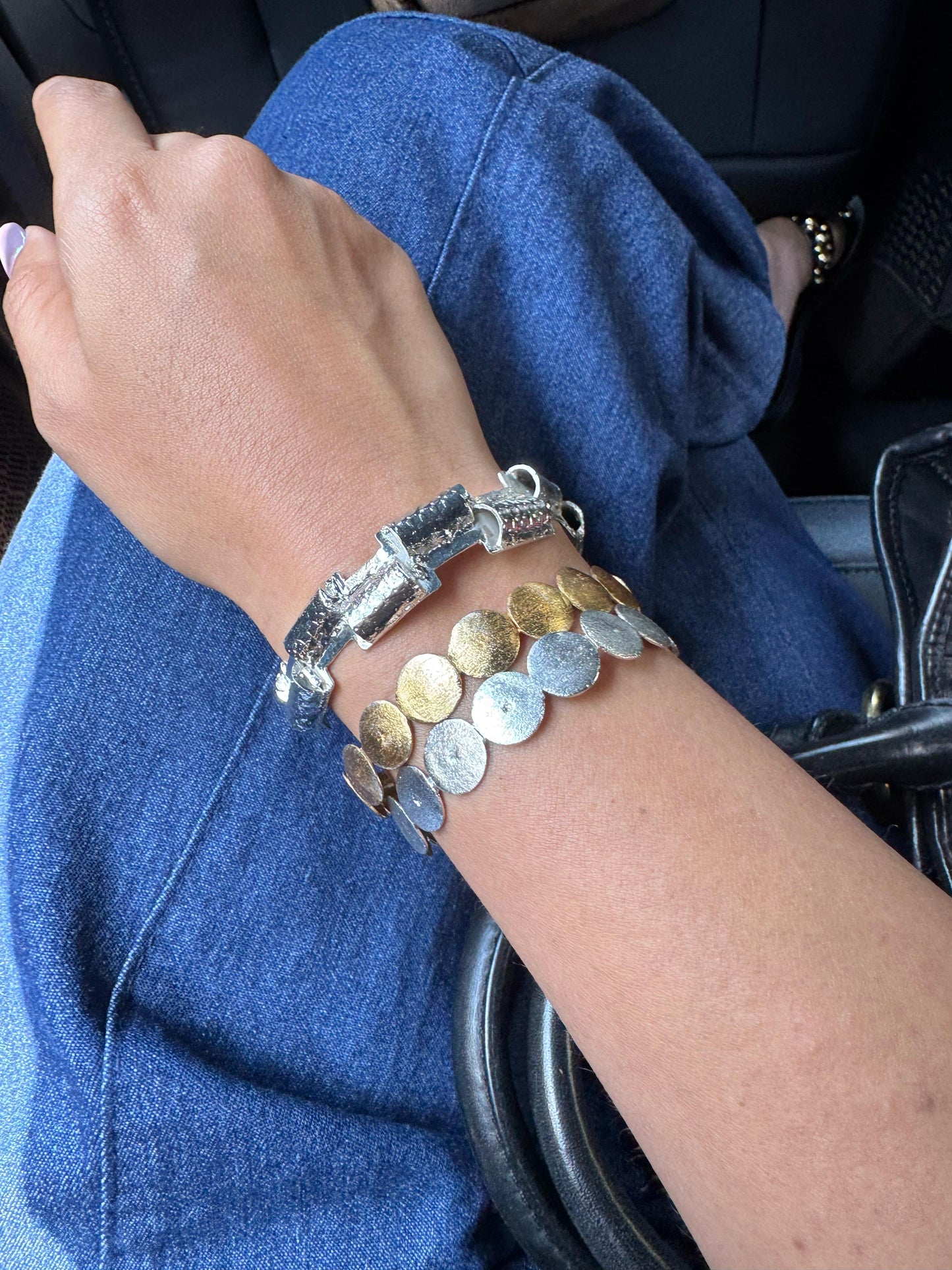 Brick Silver Bracelet