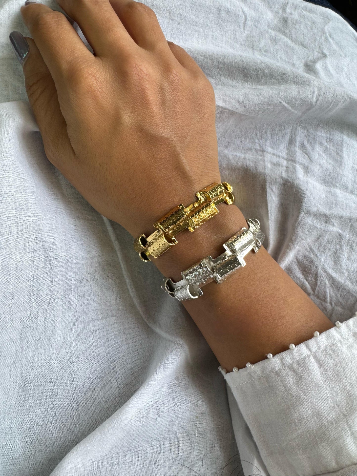 Brick Gold Bracelet