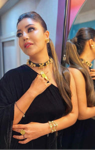 Black Marigold Choker