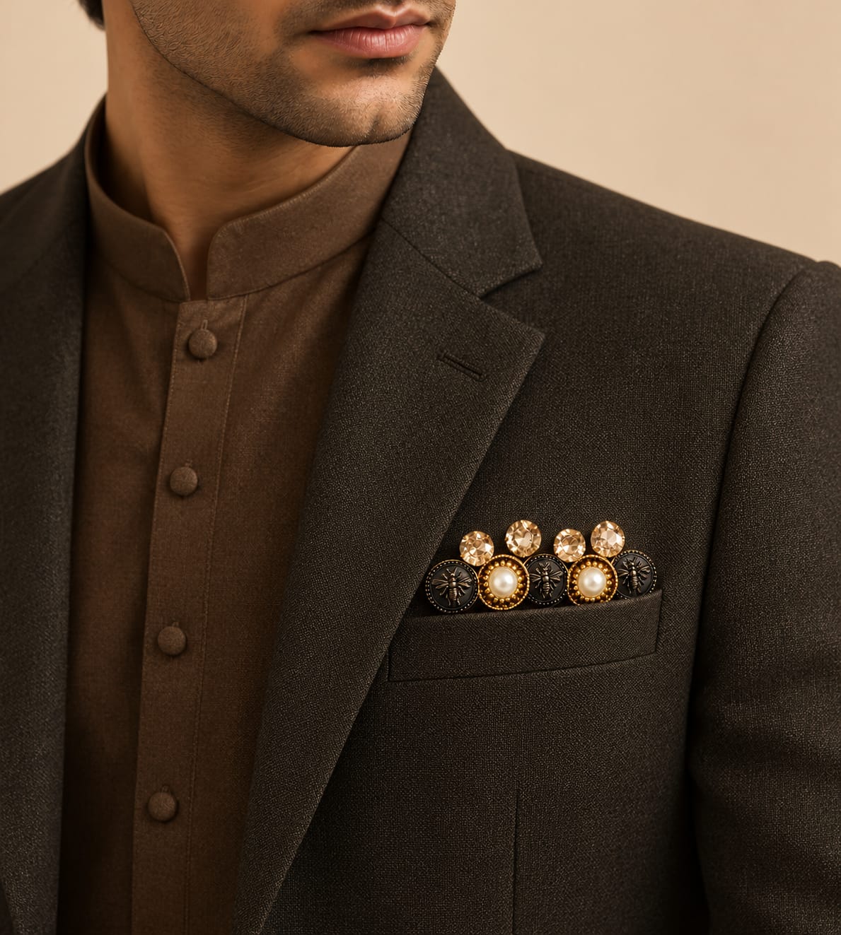 Champagne Pocket Scarf