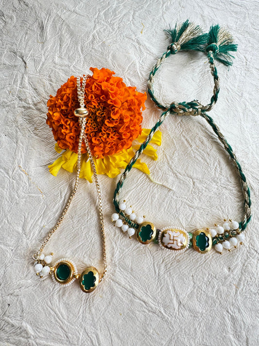 Shubhaarambh Rakhi Set