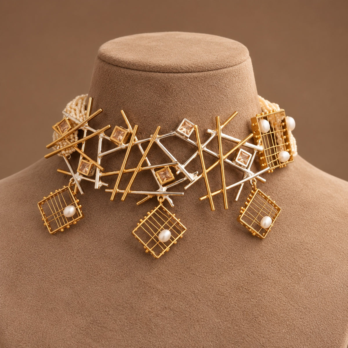 Zali Criss Cross Choker