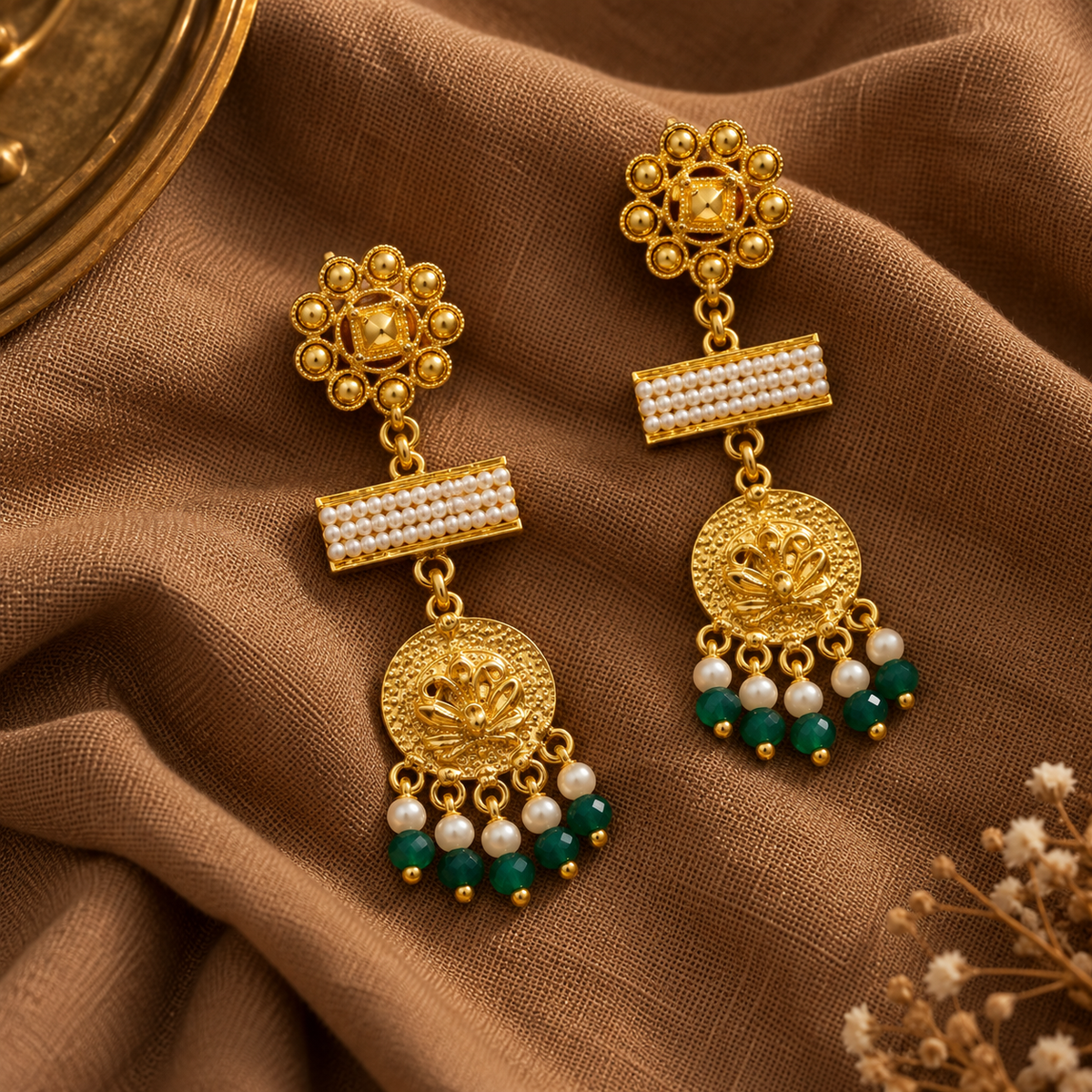 Mini coin Earrings