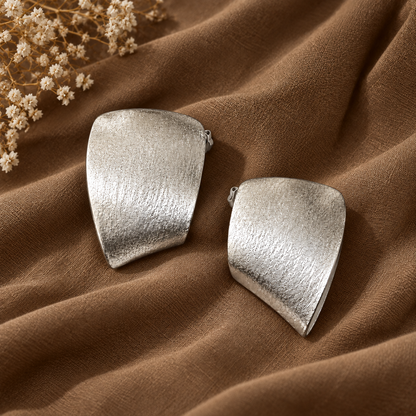 Flat Plate Silver Studs