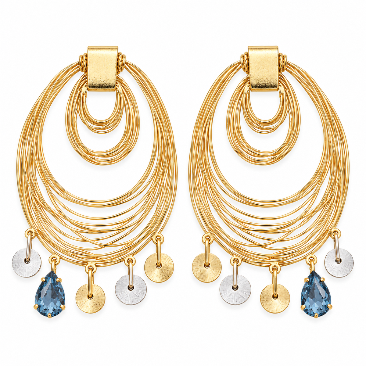 Ripple Drop Earrings