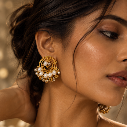 Ghughri Twirl Studs