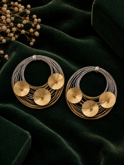 Orbit Disc Earrings
